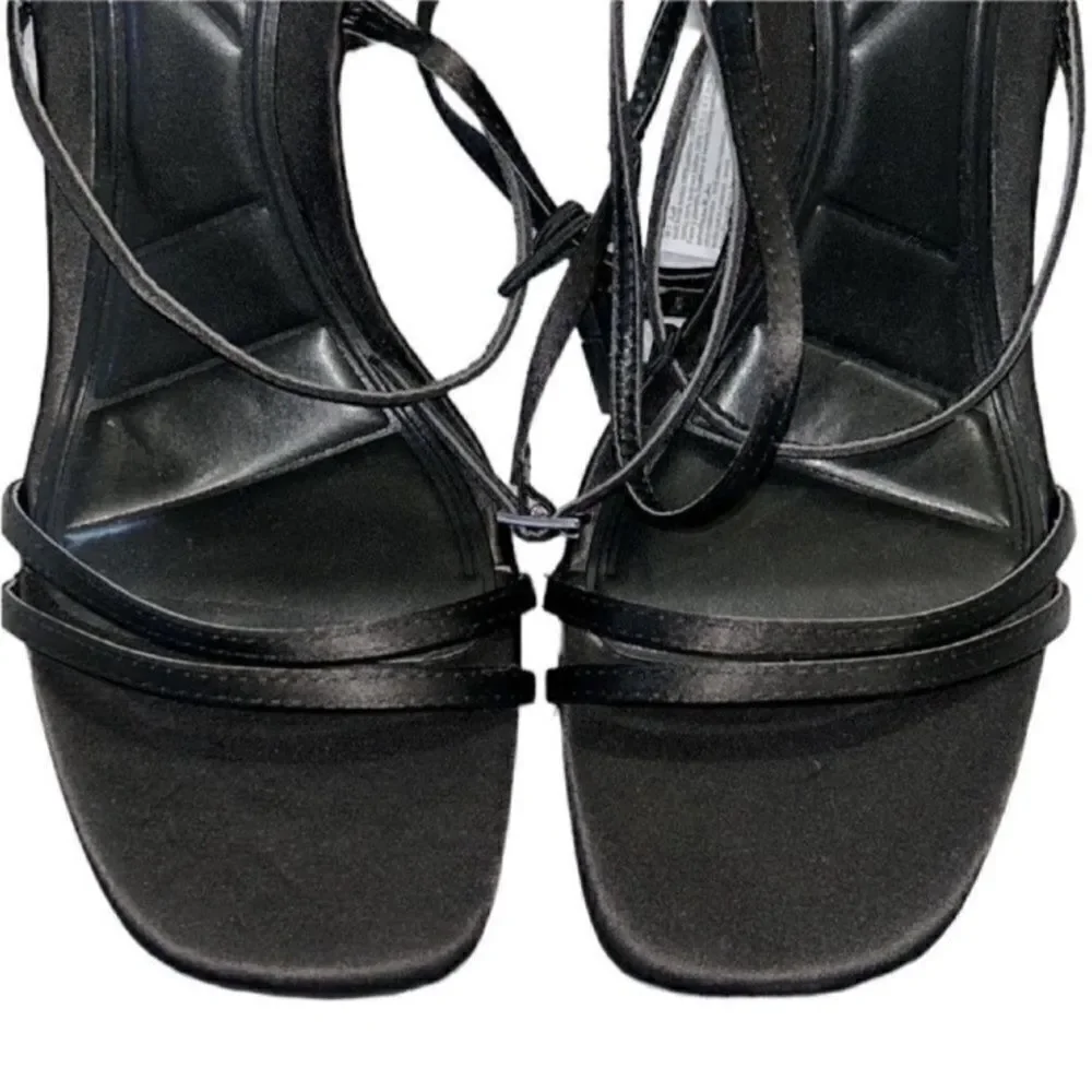 Zara Stappy Black Sandals(Size 10) - Picture 5 of 6